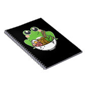 Ramen and cute Frog Japanese Noodles addicted Notizblock (Rechte Seite)