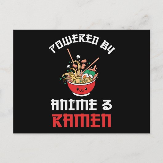 Ramen & Anime Lovers | Perfektes Geschenk Postkarte (Vorderseite)