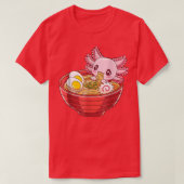 Ramen Aolotl Kawaii Anime japanische Mädchen für L T-Shirt (Design vorne)