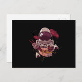 Ramen Astronaut Postkarte (Vorne/Hinten)