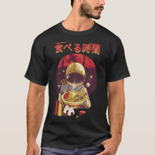 Ramen Astronaut Vintage Kawaii Otaku Japanische Nu T-Shirt
