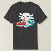 Ramen Axolotl Kawaii Anime Japanese Food Gift Kid T-Shirt (Design vorne)