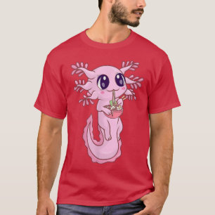 Ramen Axolotl Kawaii Anime Japanischer Lebensmitte T-Shirt