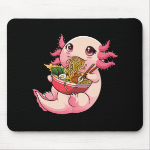 Ramen Axolotl Kawaii Anime Japanisches Food Girls  Mousepad