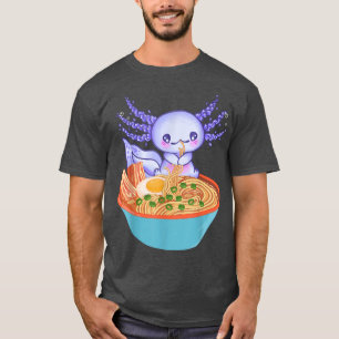 Ramen Axolotl Kawaii Japanische Anime Girls Teens  T-Shirt