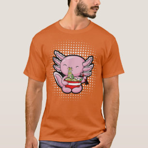 Ramen Axolotl Niedlich Anime Kawaii Axolotl 1134 T-Shirt