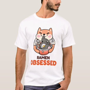 Ramen besessene asiatische Rezepte T-Shirt