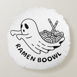 Ramen Boowl Rundes Kissen