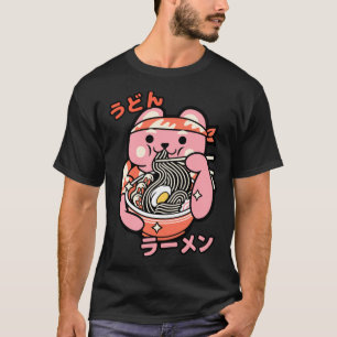 Ramen Bowl Instant Ramen mit Kawaii Charakter 2 T-Shirt