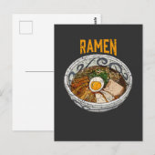 Ramen Bowl Noodle Asian Food Lover Postkarte (Vorne/Hinten)