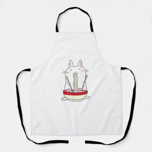 Ramen Bunny Japanese Noodles Kawaii Rabbit T-Shirt Schürze