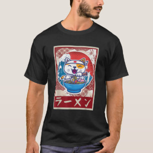 Ramen Ca Kawaii Anime Japanisches Lebensmittelgesc T-Shirt