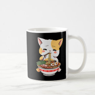 Ramen Cat Anime Bowl Kawaii Neko Japanischer Kinde Kaffeetasse