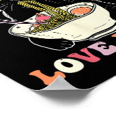 Ramen Cat Anime Kawaii Kleidung Otaku Kleidung Man Poster (Ecke)