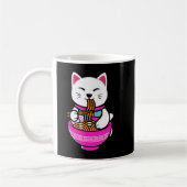 Ramen Cat Anime Neko Gift Kawaii Kaffeetasse (Links)
