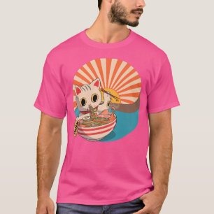 Ramen Cat,Japanisch Kawaii Niedlich Anime  T-Shirt