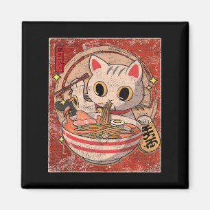 Ramen Cat Kawaii Anime Japanese Food Gift Girls Th Magnet