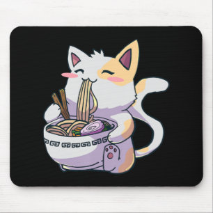 Ramen Cat Kawaii Anime Japanisches Geschenk Mousepad