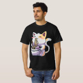 Ramen Cat Kawaii Anime Japanisches Geschenk T-Shirt (Vorne ganz)