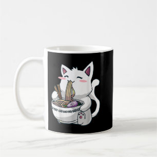 Ramen Cat Kawaii Anime Otaku T - Shirt Kaffeetasse