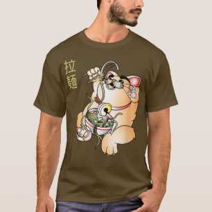Ramen Cat Kawaii Anime  T-Shirt