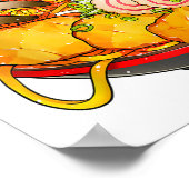Ramen Cat Kawaii Neko Anime Otaku Katzen Japanisch Poster (Ecke)