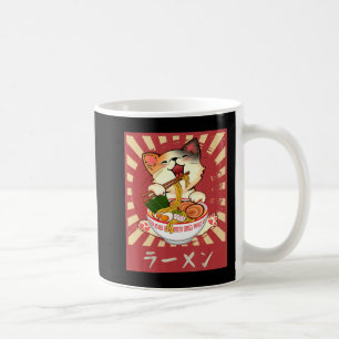 Ramen Cat Neko Anime Kawaii Japanischer Merch Gesc Kaffeetasse