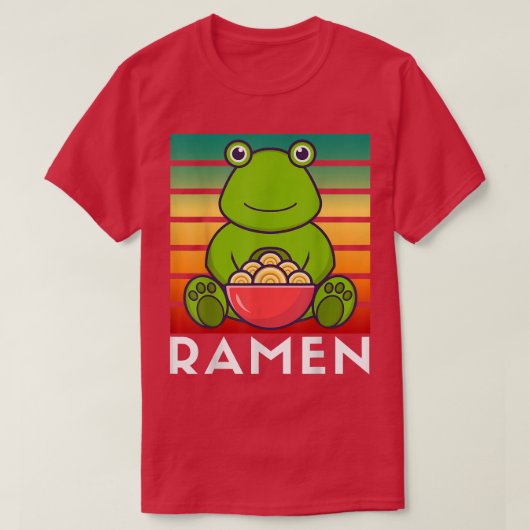 Ramen Cat Neko Anime Kawaii Japanischer Merch Gesc T-Shirt (Design vorne)