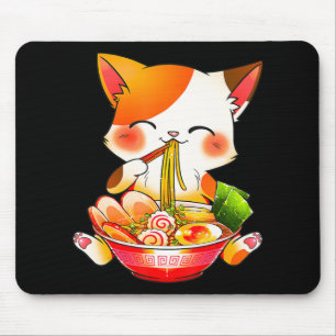 Ramen Cat Neko Anime Kawaii japanisches Geschenk G Mousepad