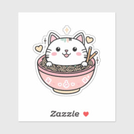 Ramen Cat - Niedlich Kawaii Aufkleber