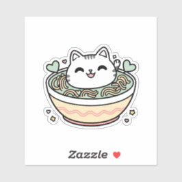 Ramen Cat - Niedlich Kawaii Aufkleber