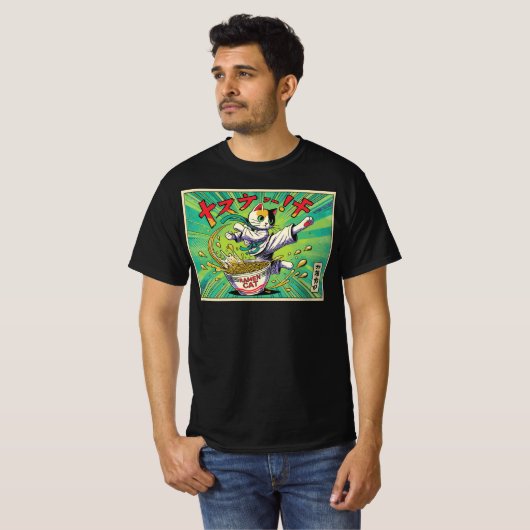 Ramen Cat T - Shirt (Vorne ganz)