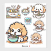 Ramen Cavoodle Aufkleber (Blatt)
