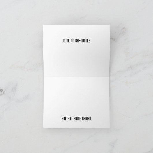 Ramen Celebration Card Karte (Innenseite)