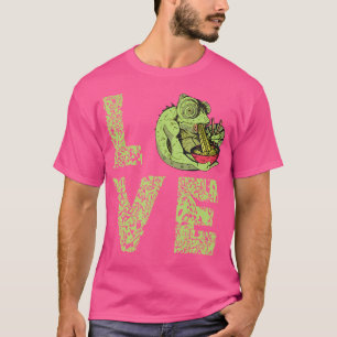 Ramen Chameleon Lizard Reptile Lover Japanese Nood T-Shirt