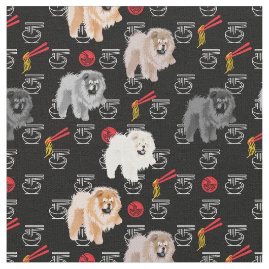 RAMEN CHOWS Fabric Stoff (Nahaufnahme)