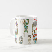 Ramen Deep Ocean Monster Fisch Kaffeetasse (Vorderseite Links)