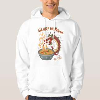 Ramen Dragon Fury | Spiky Noodle & Skull Steam T-S Hoodie