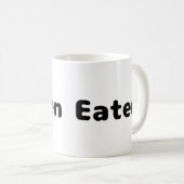 Ramen Eater - Black Writing Coffee Tasse (VorderseiteRechts)