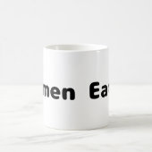 Ramen Eater - Black Writing Coffee Tasse (Mittel)