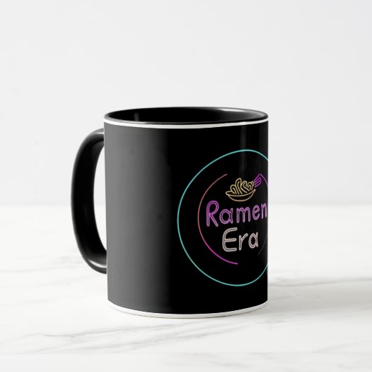 RAMEN ERA, japanisches Essen, NEON STYLE Tasse (Vorderseite Links)