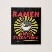 Ramen fixt alles - Funny Ramen Quote Design Puzzle (Vertikal)