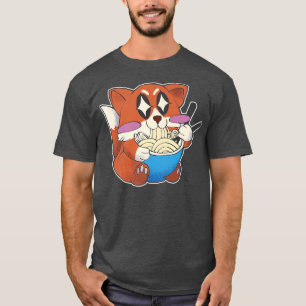 Ramen Fo Anime Manga Graphic Japan Animal Niedlich T-Shirt