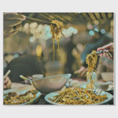 Ramen Geburtstagsgeschenk Geschenkpapier (Flach)