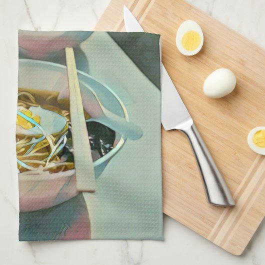 Ramen Geburtstagsgeschenk Geschirrtuch (Viertel Falte)