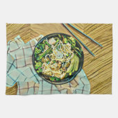 Ramen Geburtstagsgeschenk Geschirrtuch (Horizontal)