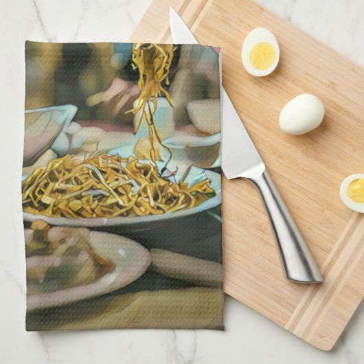 Ramen Geburtstagsgeschenk Geschirrtuch (Viertel Falte)