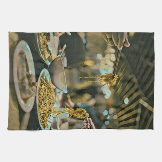 Ramen Geburtstagsgeschenk Geschirrtuch (Horizontal)