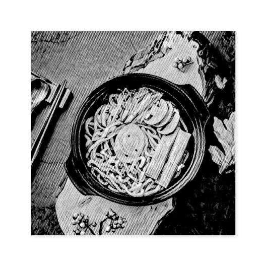 Ramen Geburtstagsgeschenk Gummistempel (Prägung)