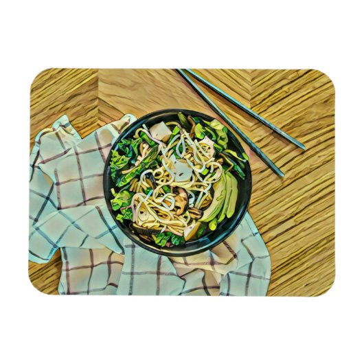 Ramen Geburtstagsgeschenk Magnet (Horizontal)